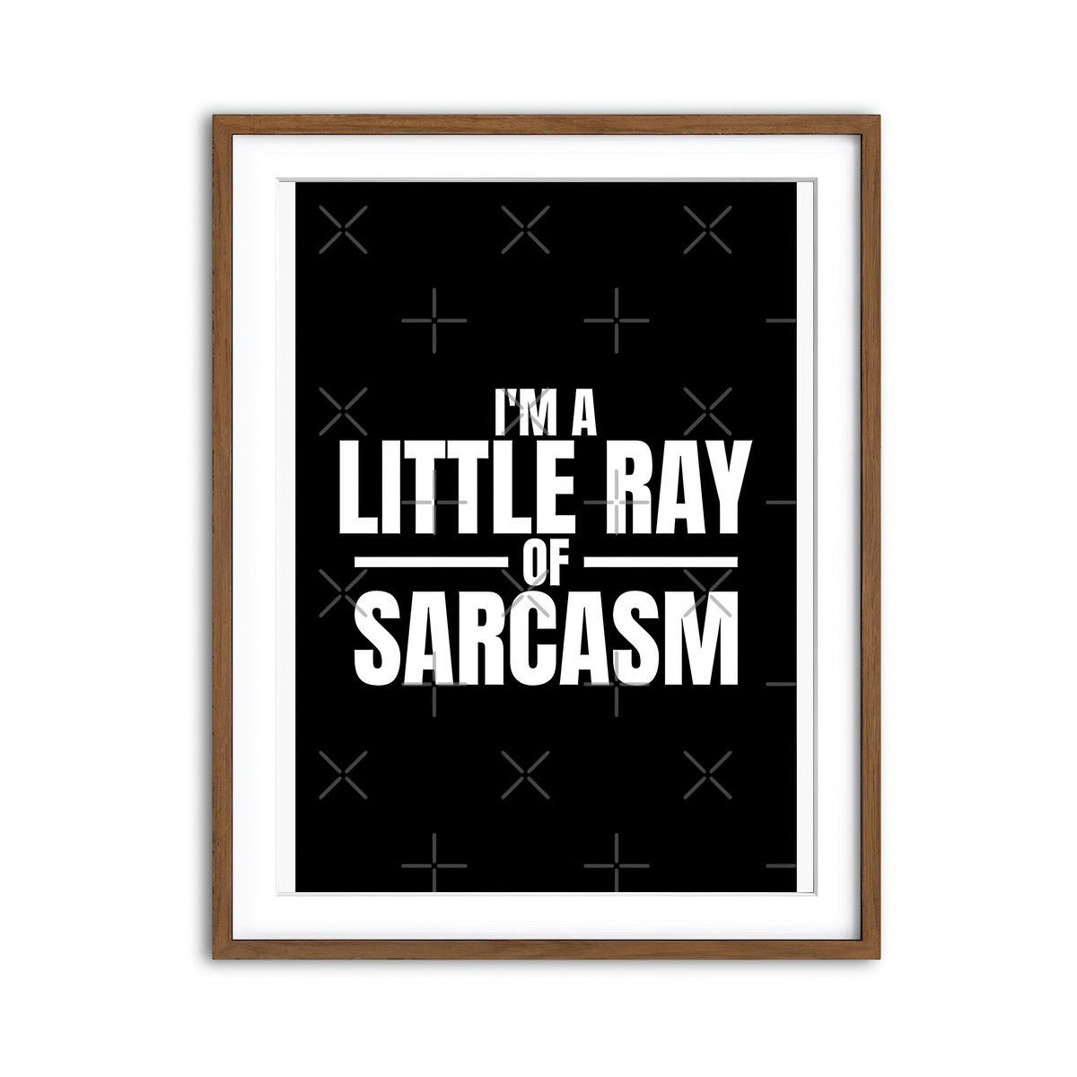 Framed Print 3x4 Walnut