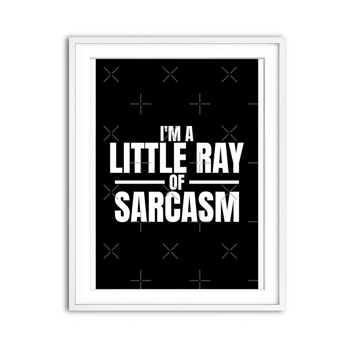 Framed Print 3x4 White