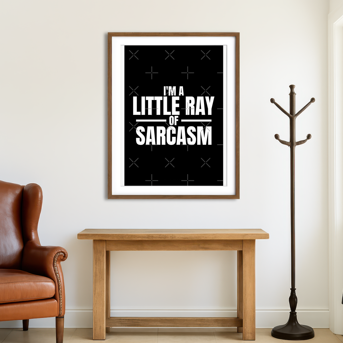 AUTO-MOCKUP ROOM | Sarcasm Wall Art