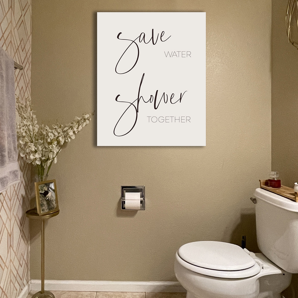 Save Water - Shower Together Wall Art