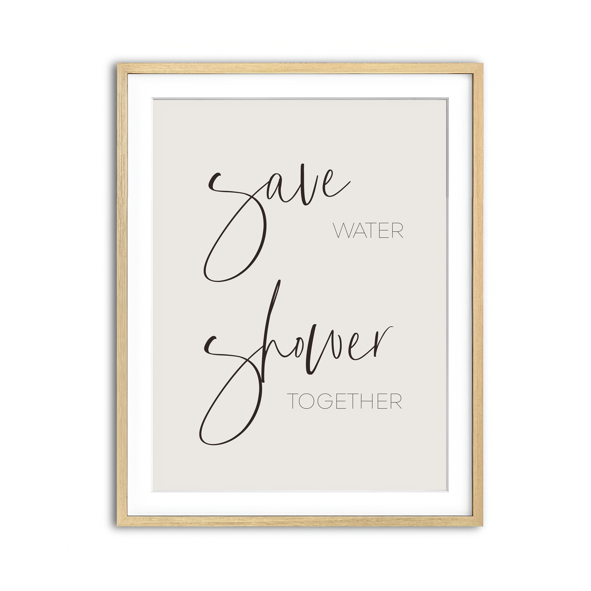 Framed Print 3x4 Natural