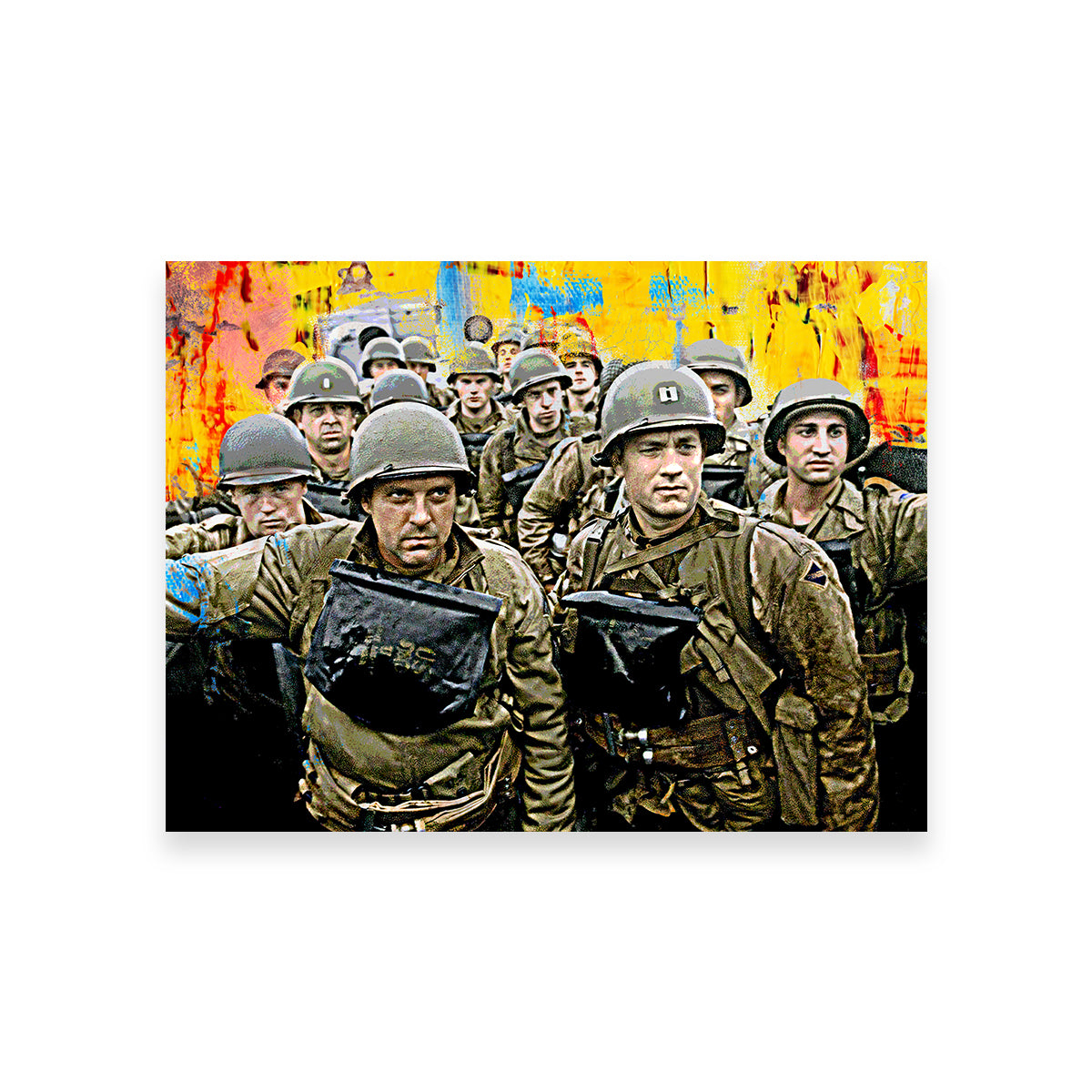 Saving Private Ryan Abstract Wall Art