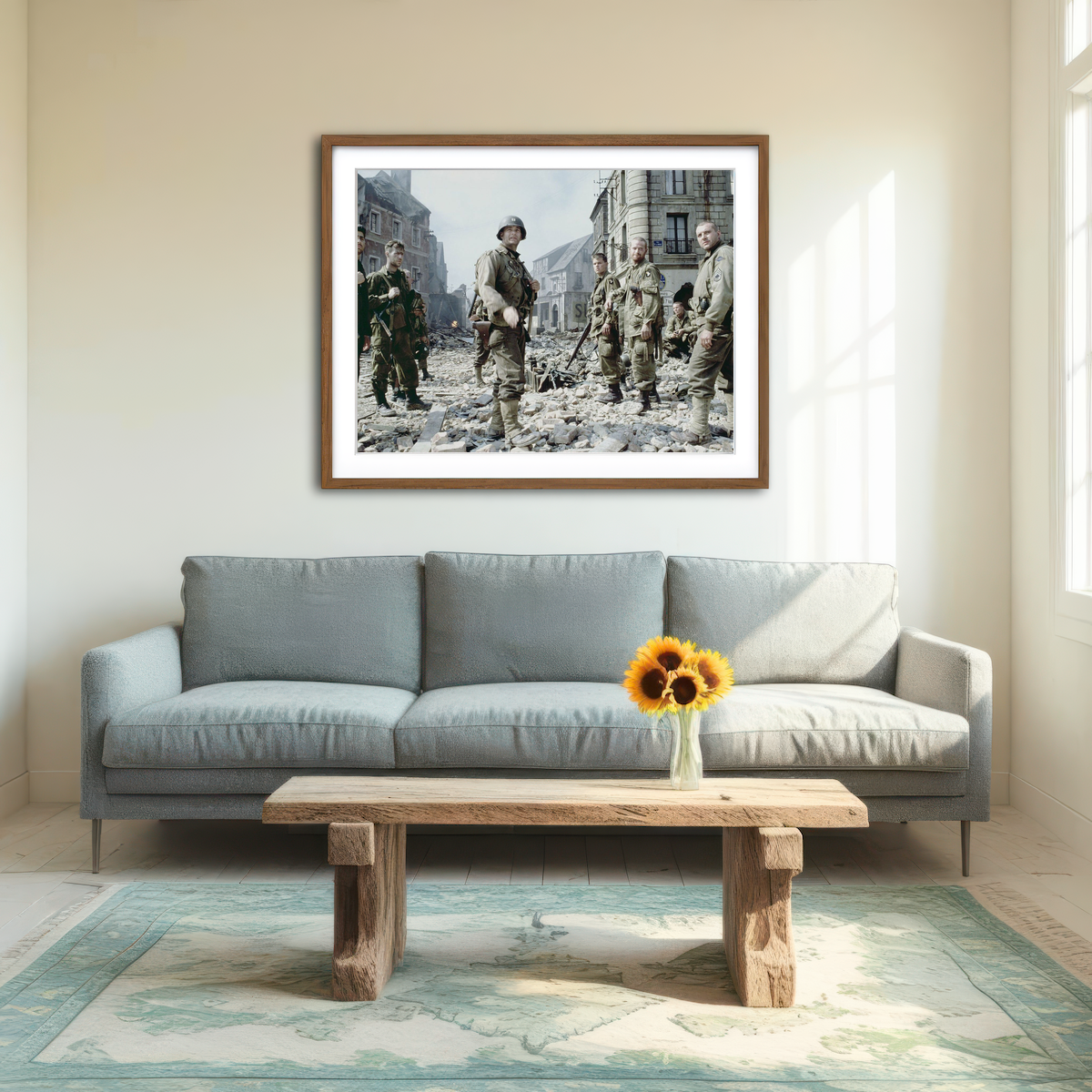 AUTO-MOCKUP ROOM | Saving Private Ryan Wall Art