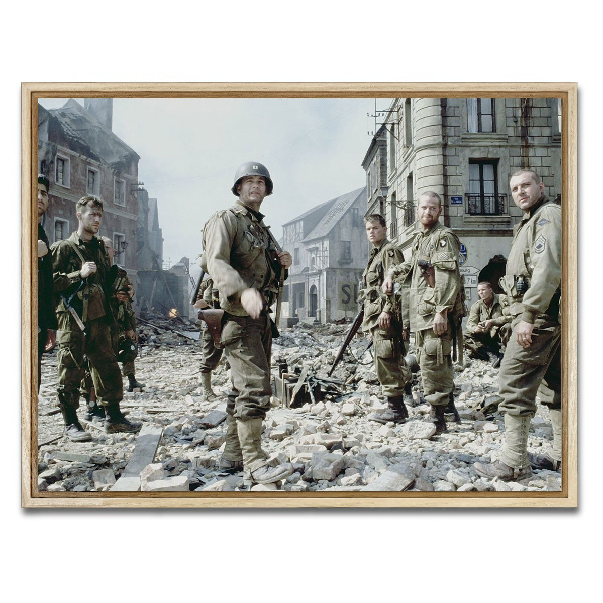 AUTO-MOCKUP WHITE | Saving Private Ryan | 1 Piece | Natural Framed Canvas | group=4x3