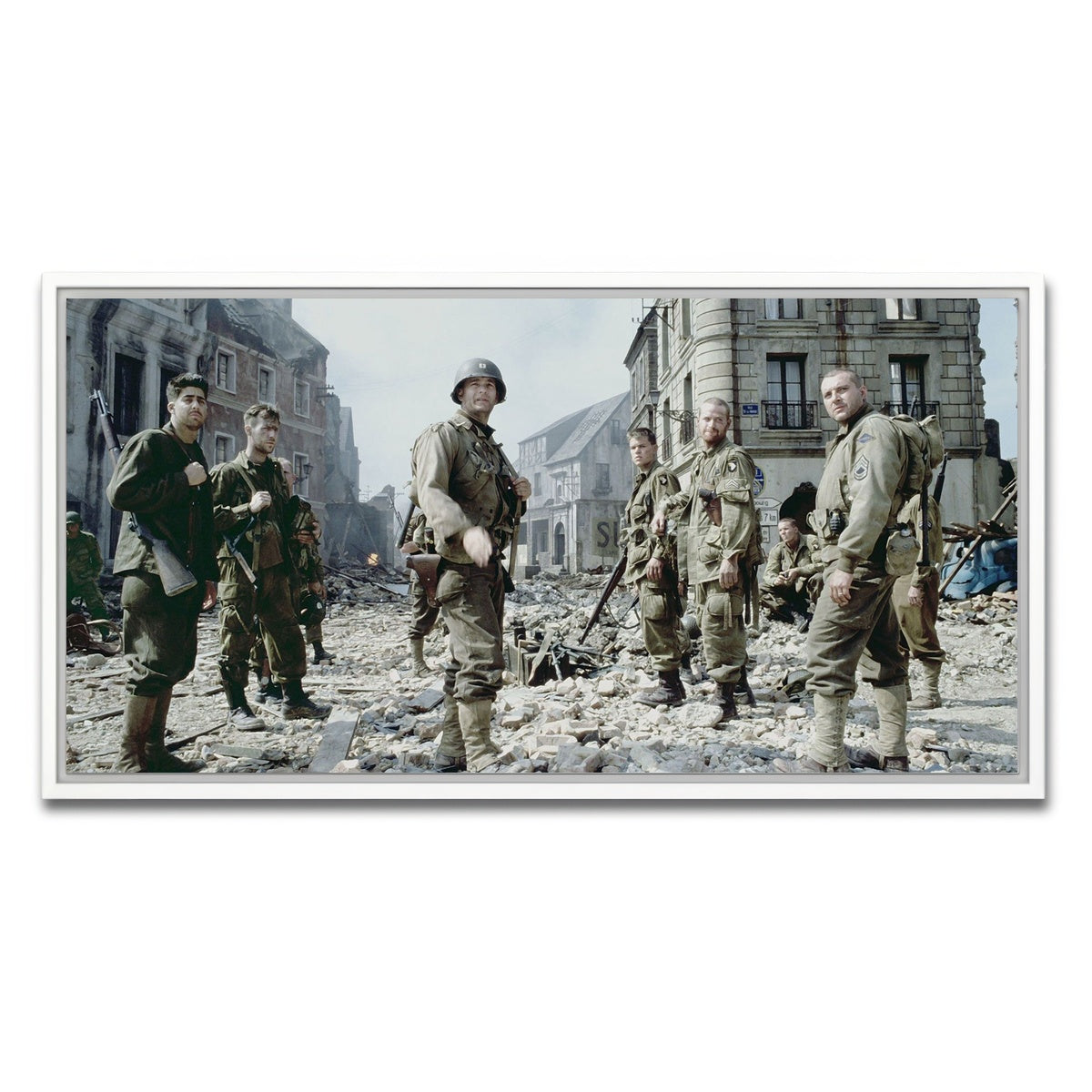 AUTO-MOCKUP WHITE | Saving Private Ryan | 1 Piece | White Framed Canvas | group=2x1