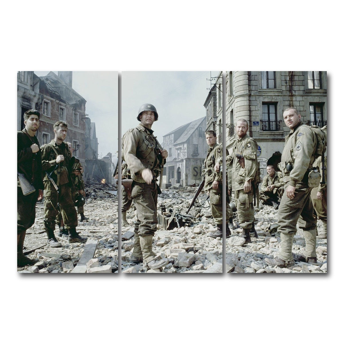 AUTO-MOCKUP WHITE | Saving Private Ryan | 3 Piece | Gallery Wrap Canvas | group=12x24