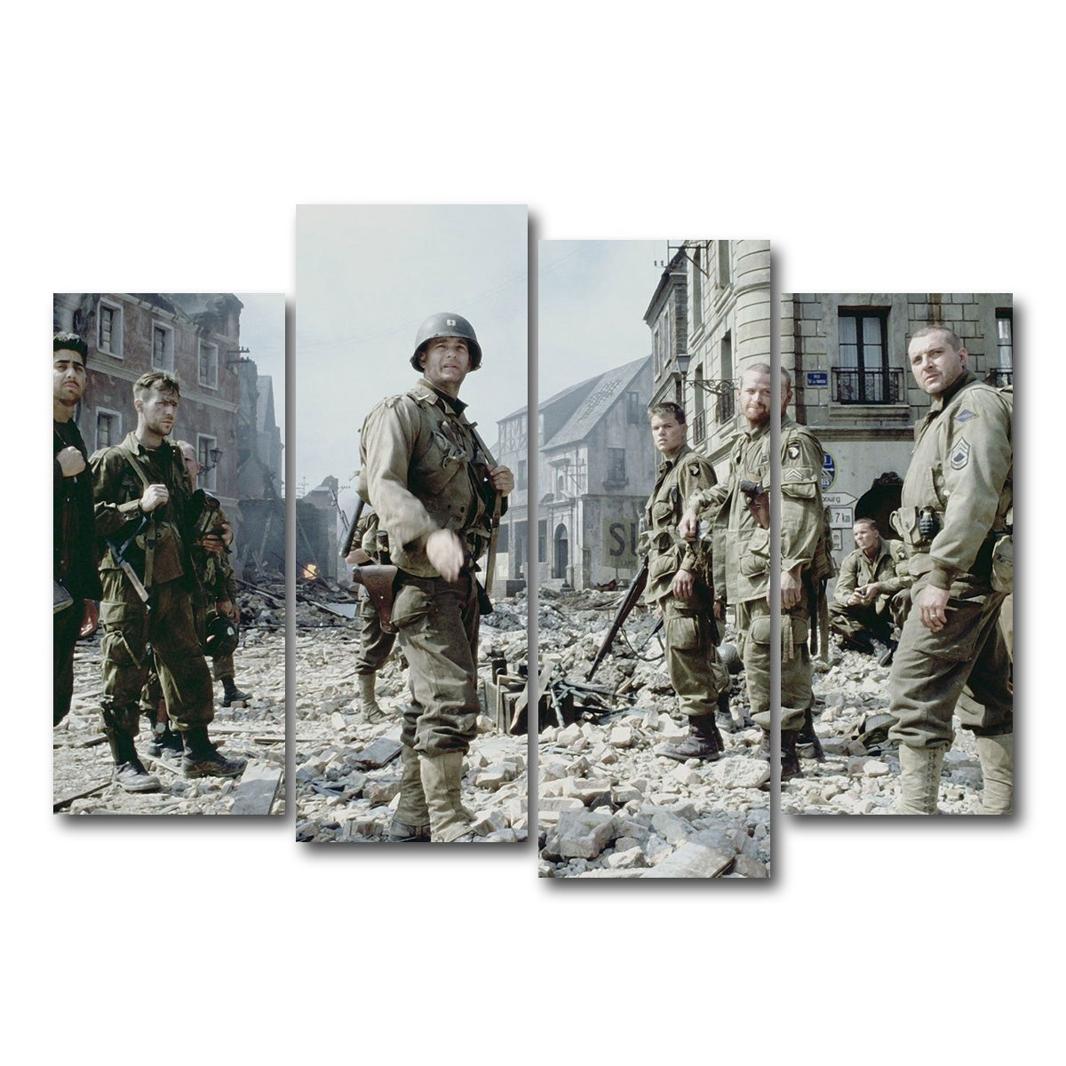 AUTO-MOCKUP WHITE | Saving Private Ryan | 4 Piece | Gallery Wrap Canvas | group=4_normal