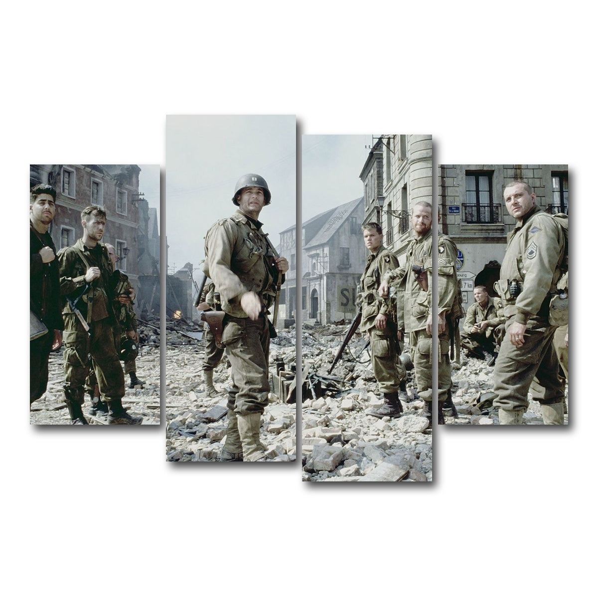 AUTO-MOCKUP WHITE | Saving Private Ryan | 4 Piece | Gallery Wrap Canvas | group=4_short