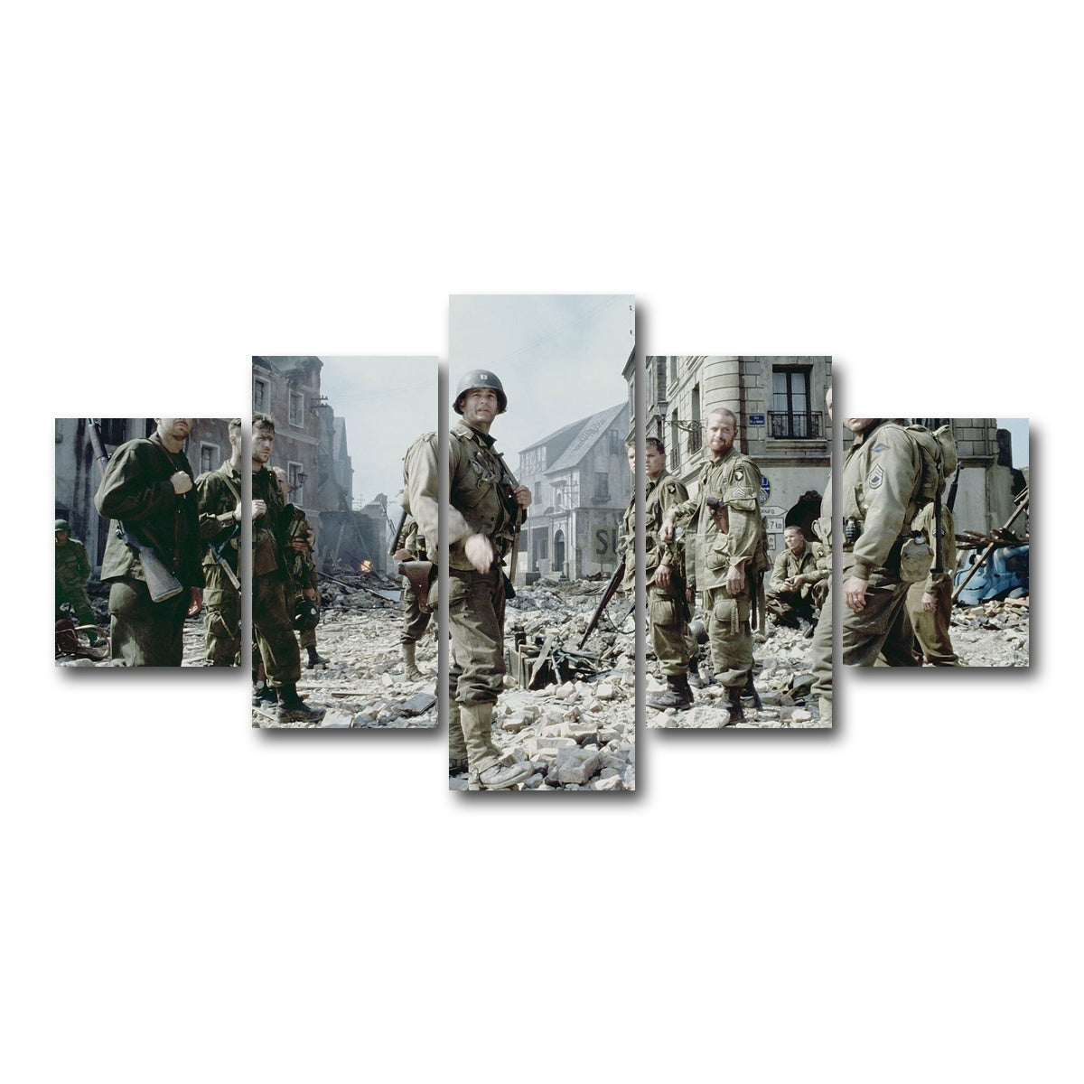 AUTO-MOCKUP WHITE | Saving Private Ryan | 5 Piece | Gallery Wrap Canvas | group=5_short