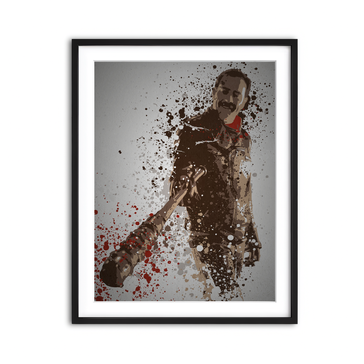 Framed Print 3x4 Black