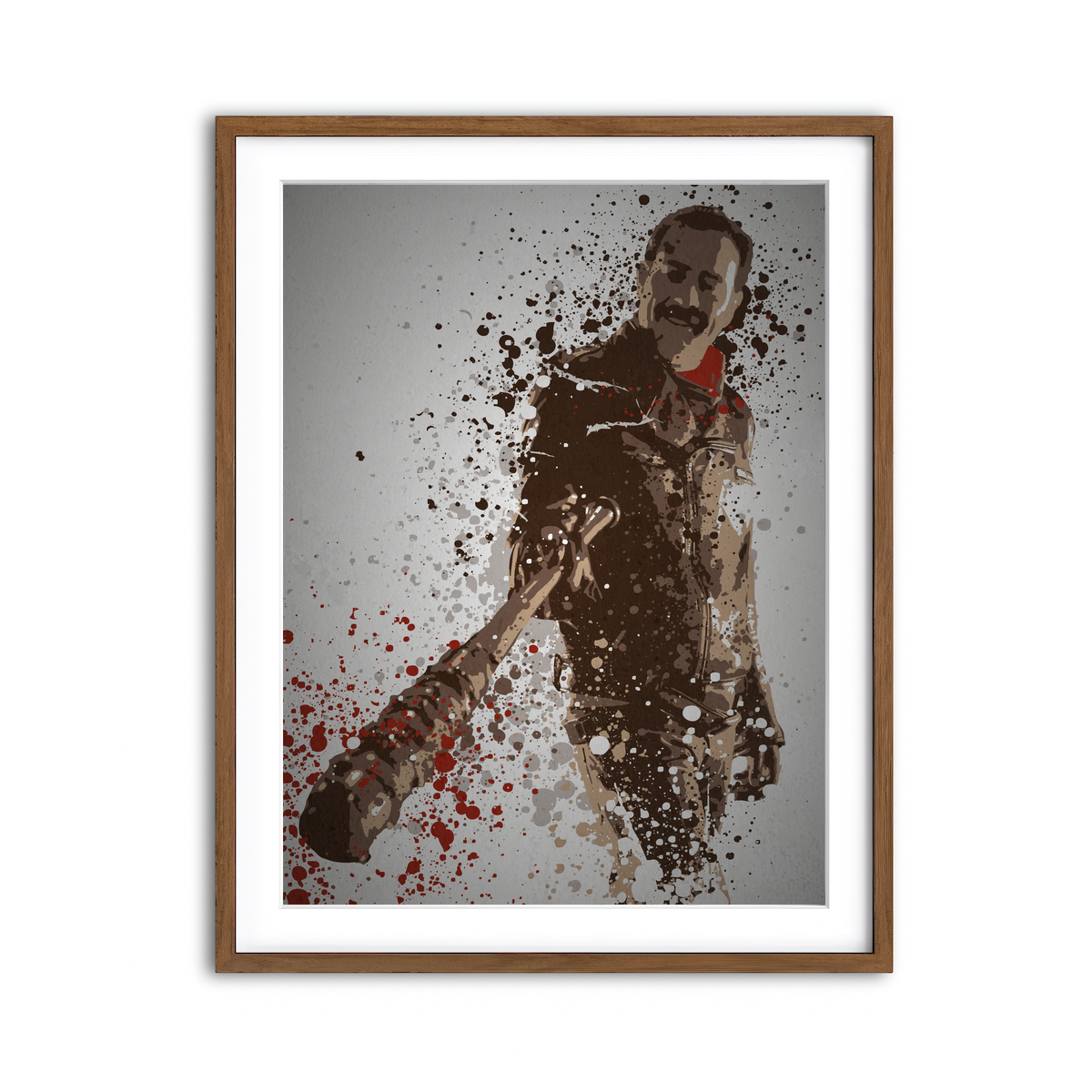 Framed Print 3x4 Walnut