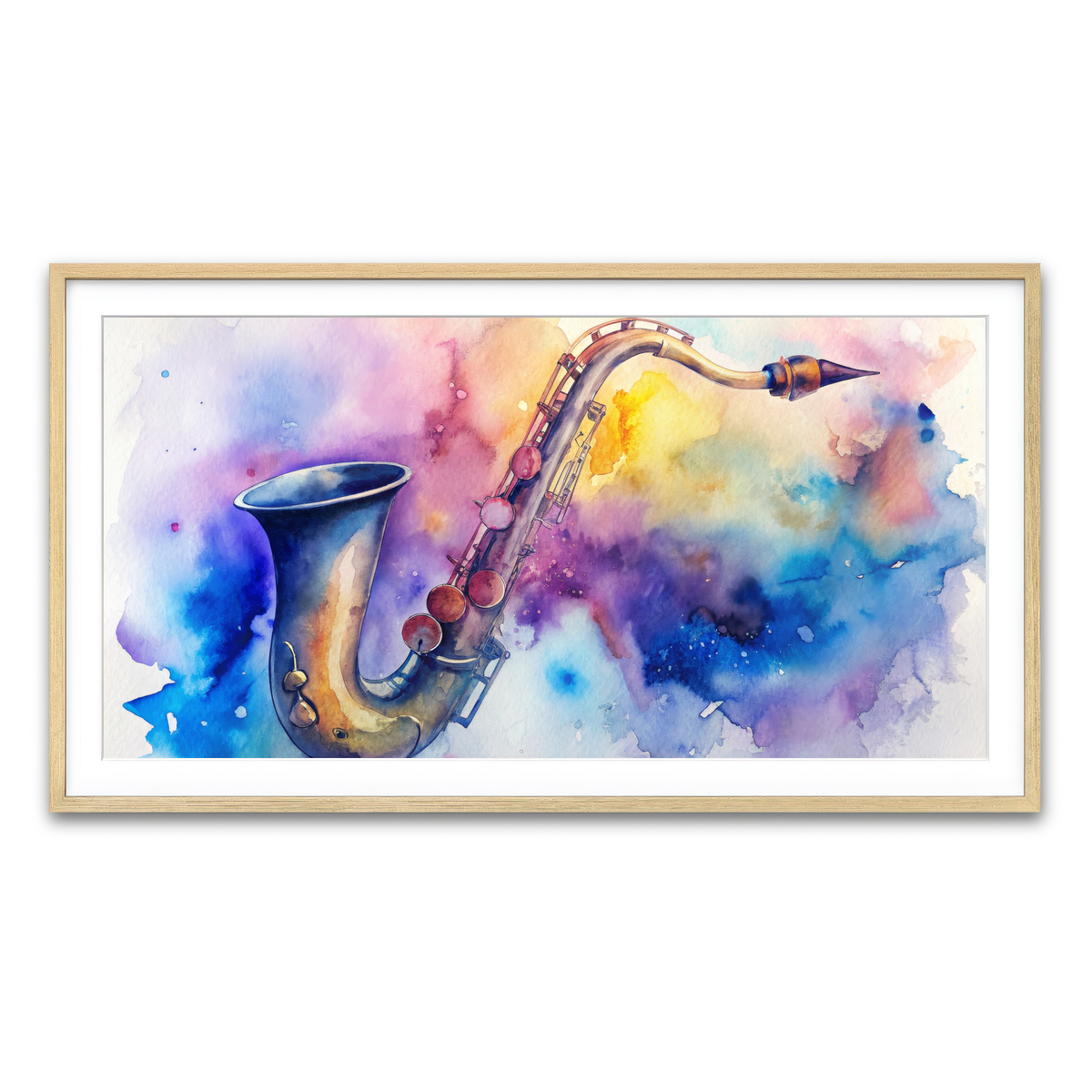 Framed Print 2x1 Natural