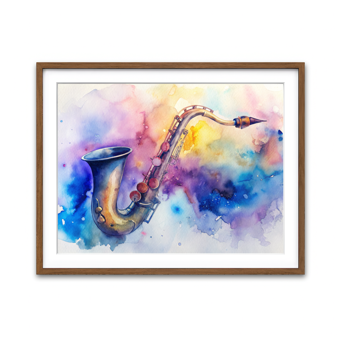 Framed Print 4x3 Walnut