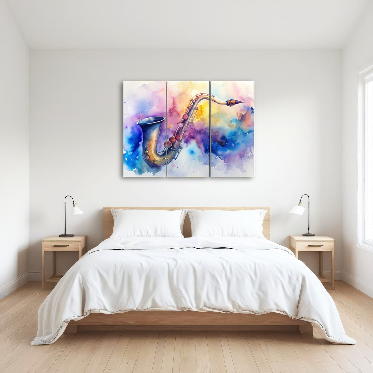 AUTO-MOCKUP ROOM | Saxophone Watercolor