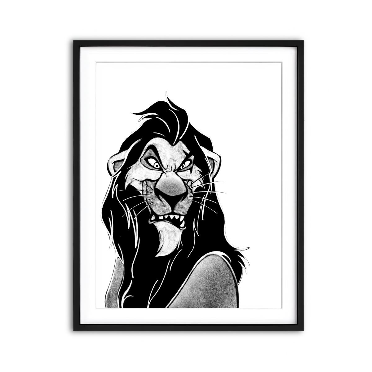 Framed Print 3x4 Black