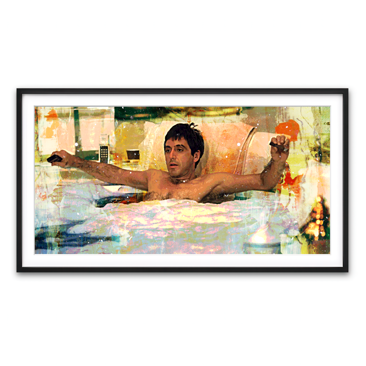 Framed Print 2x1 Black