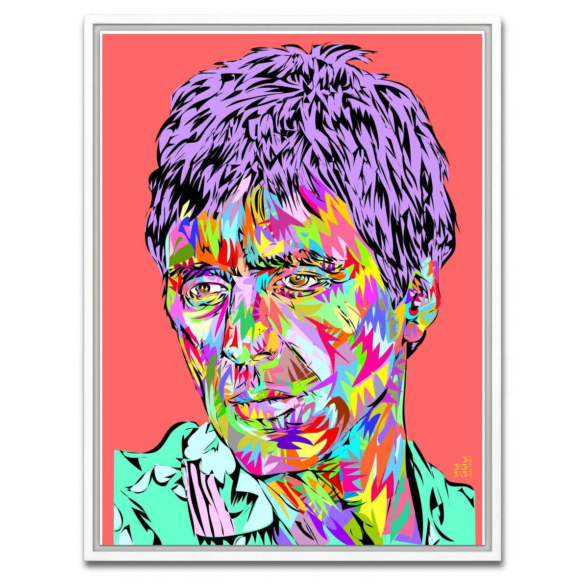 AUTO-MOCKUP WHITE | Scarface Color | 1 Piece | White Framed Canvas | group=3x4