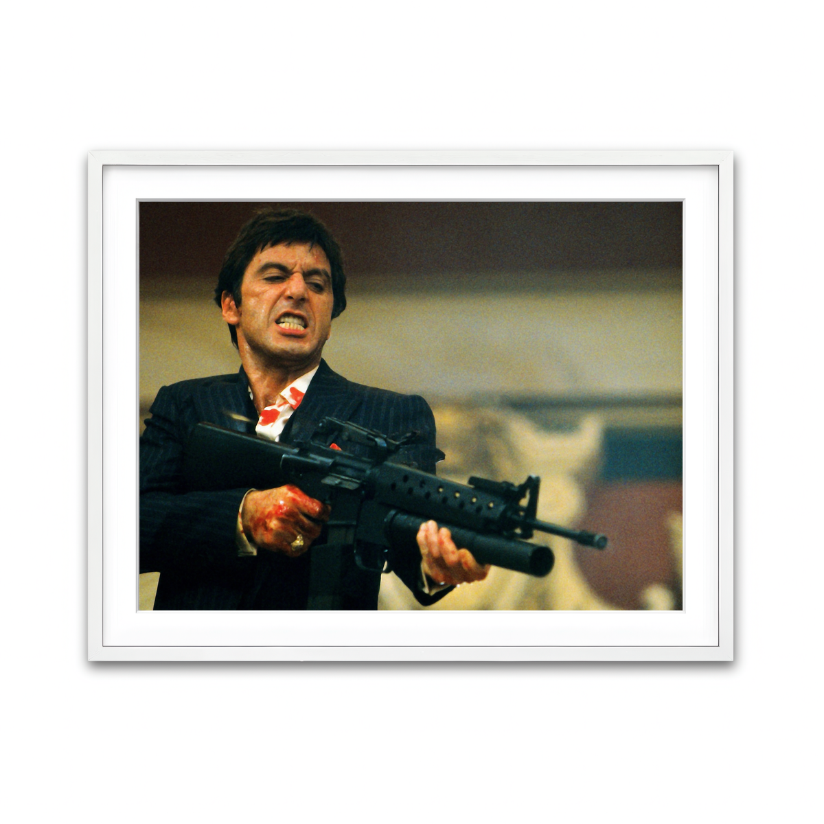 Framed Print 4x3 White