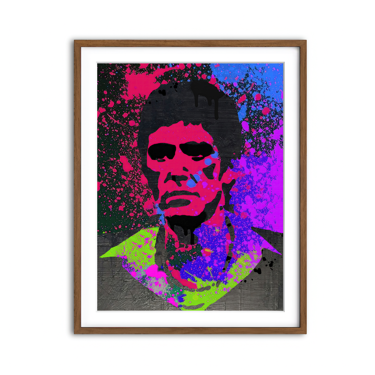 Framed Print 3x4 Walnut