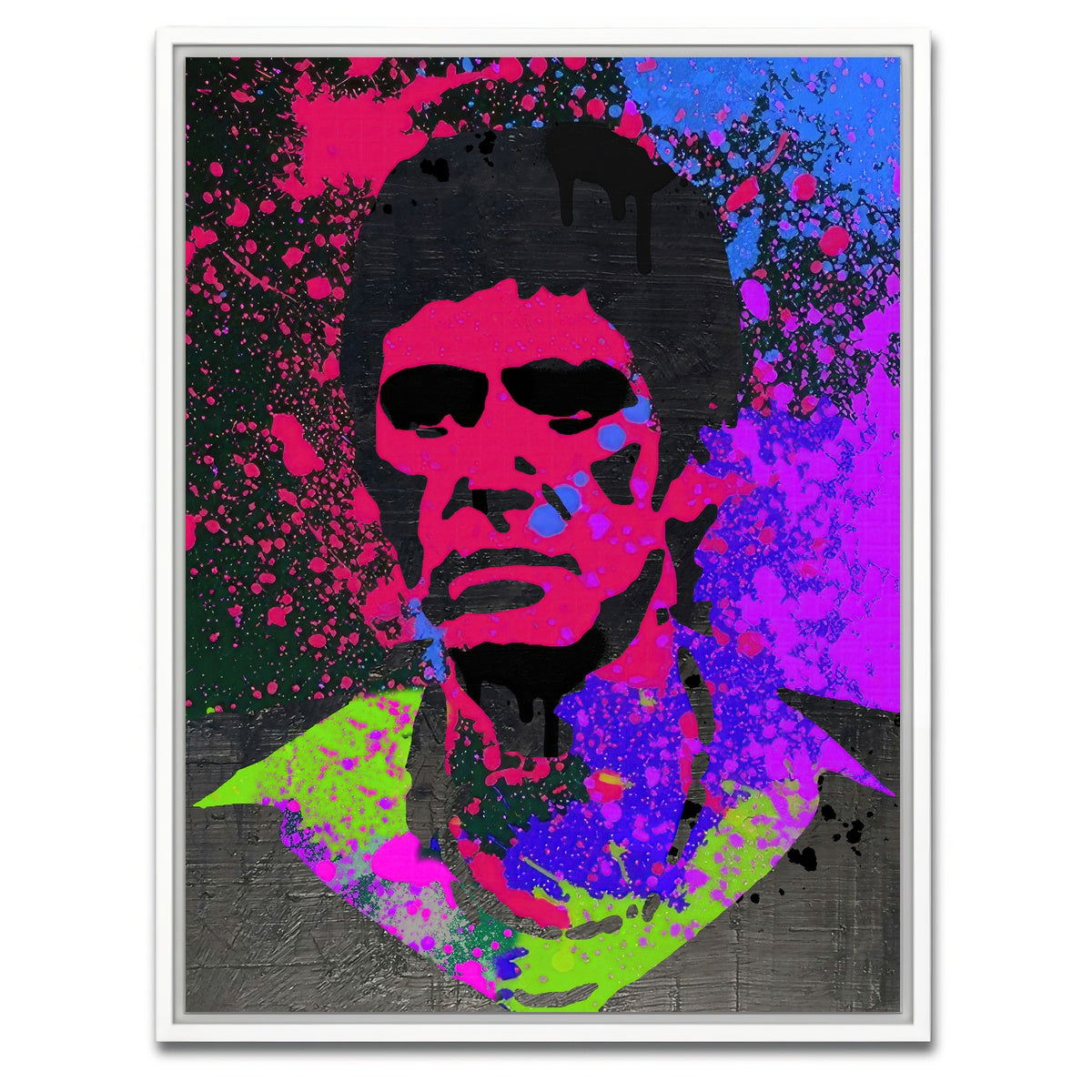 AUTO-MOCKUP WHITE | Scarface paint | 1 Piece | White Framed Canvas | group=3x4