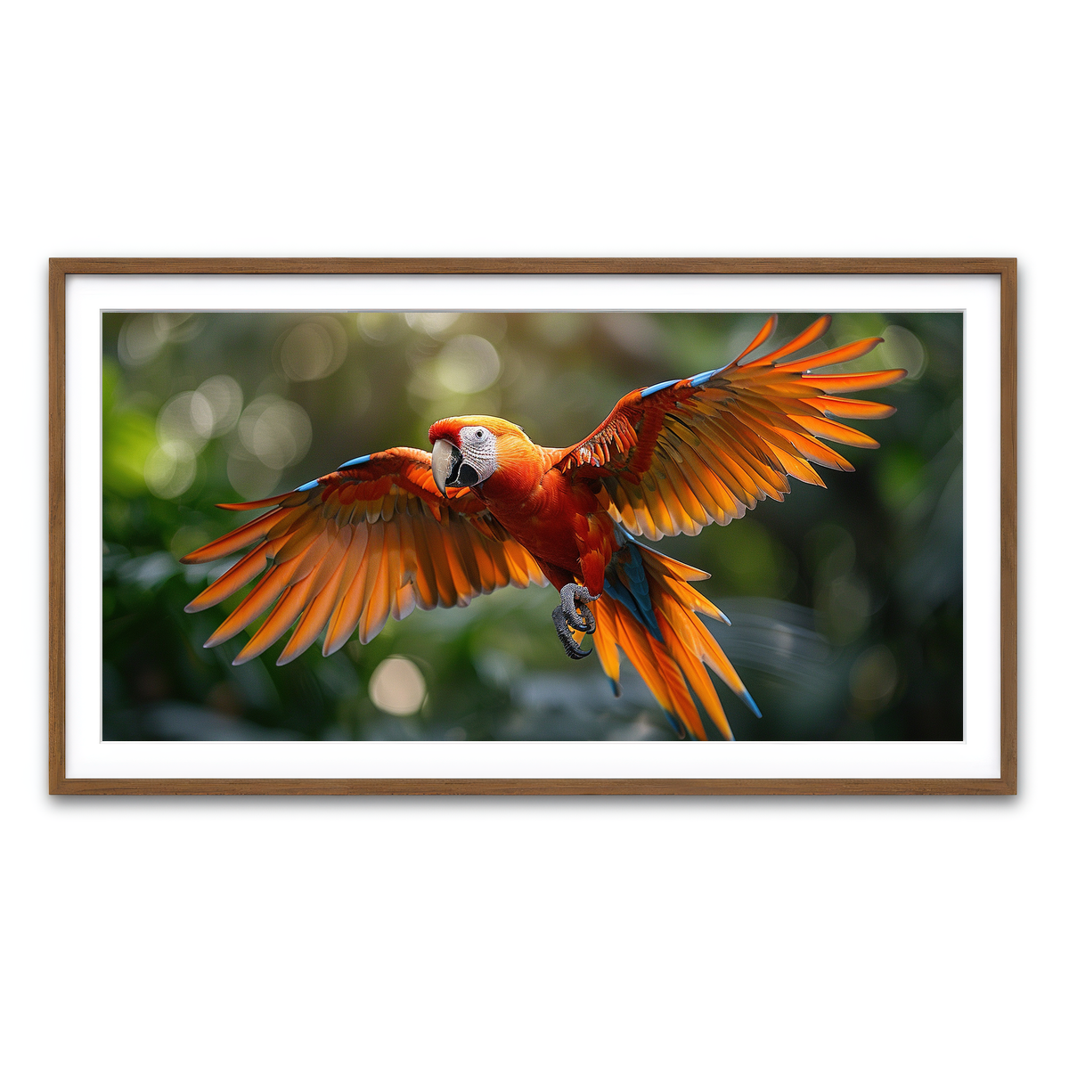 Framed Print 2x1 Walnut