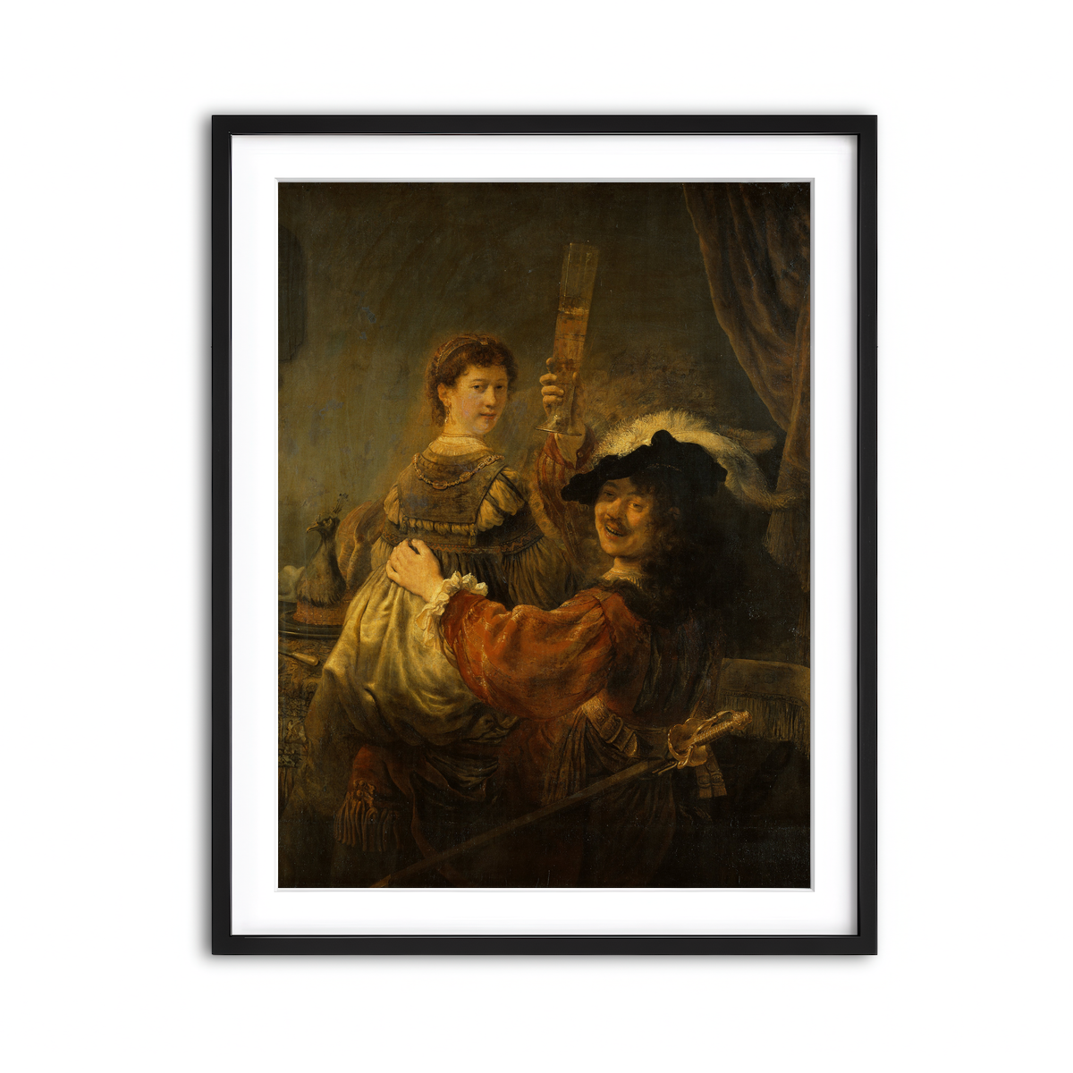 Framed Print 3x4 Black
