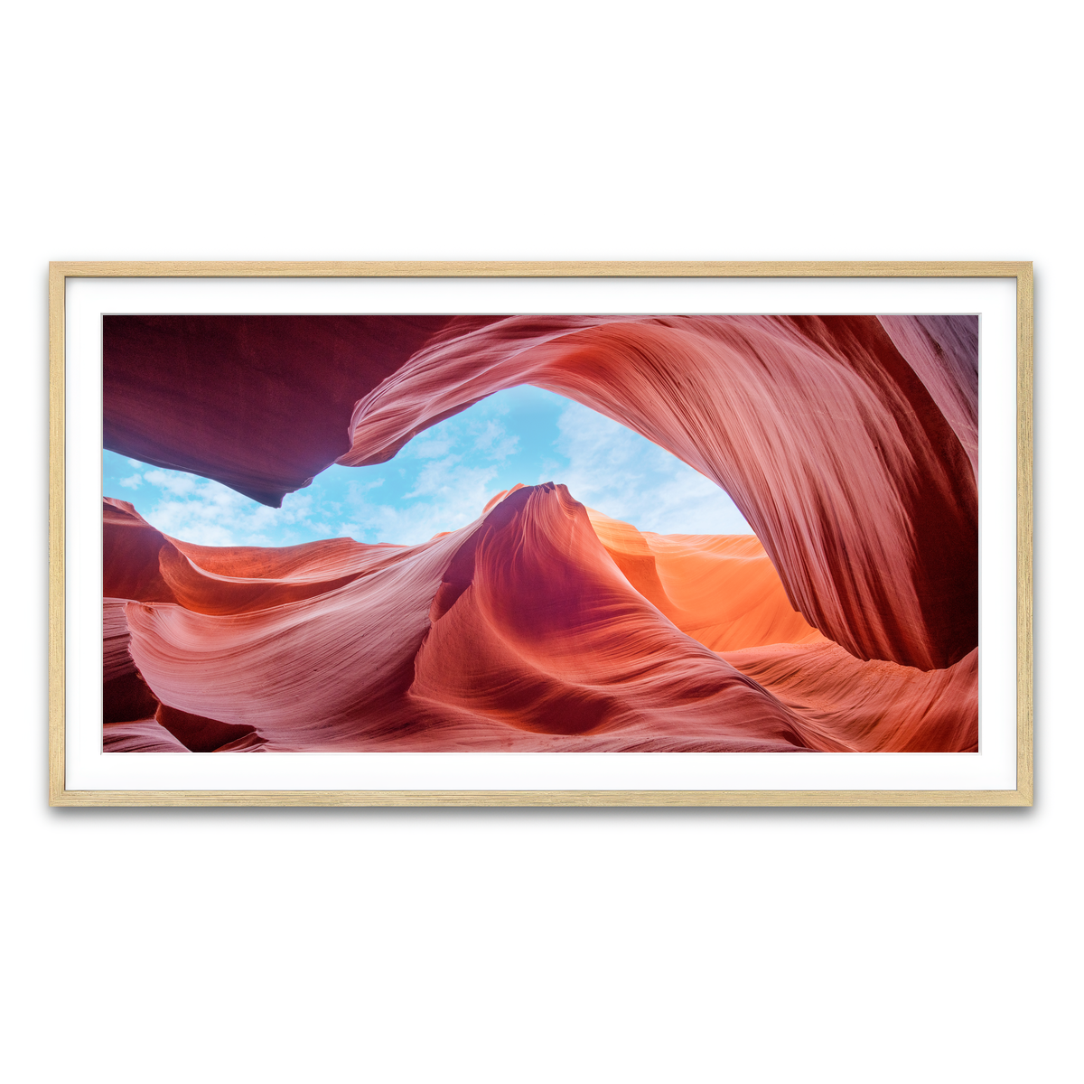 Framed Print 2x1 Natural