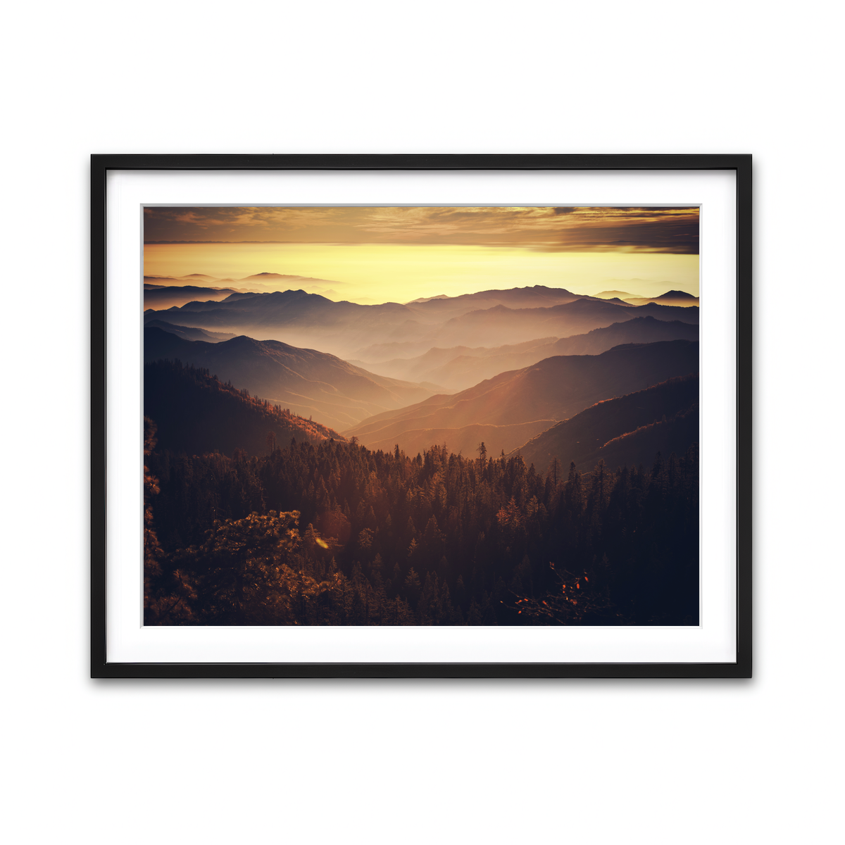 Framed Print 4x3 Black
