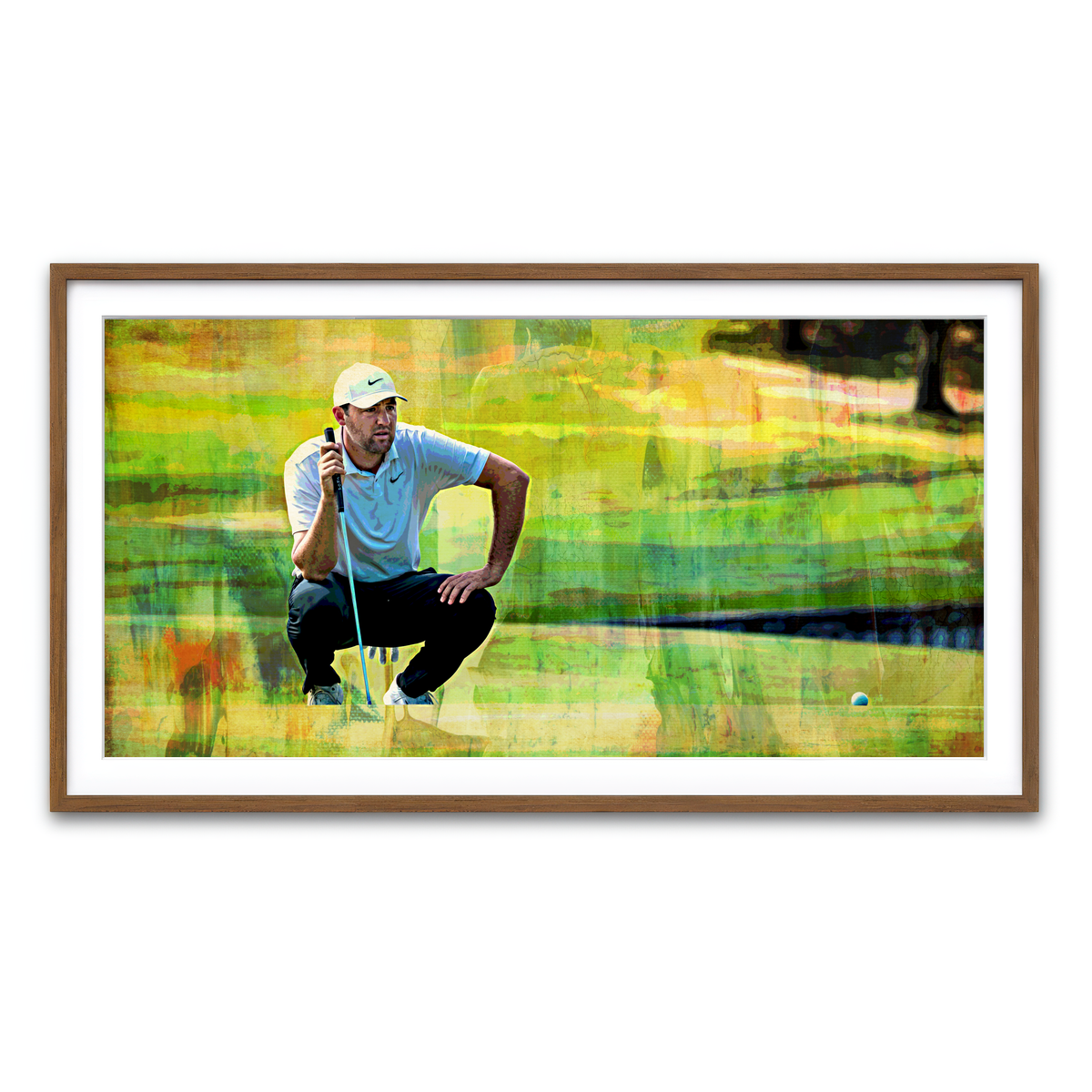 Framed Print 2x1 Walnut