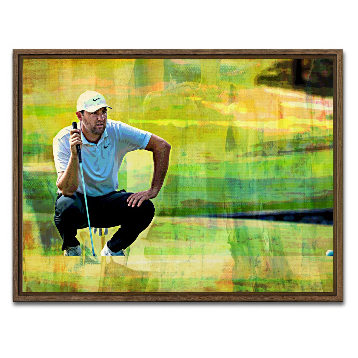 AUTO-MOCKUP WHITE | Scheffler | 1 Piece | Walnut Framed Canvas | group=4x3