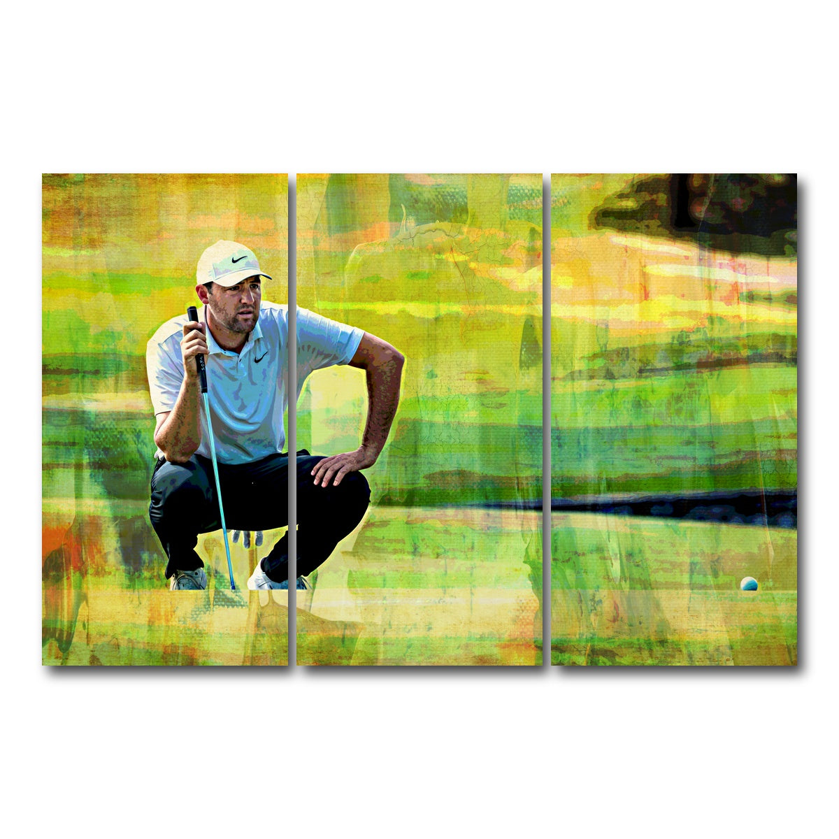 AUTO-MOCKUP WHITE | Scheffler | 3 Piece | Gallery Wrap Canvas | group=12x24