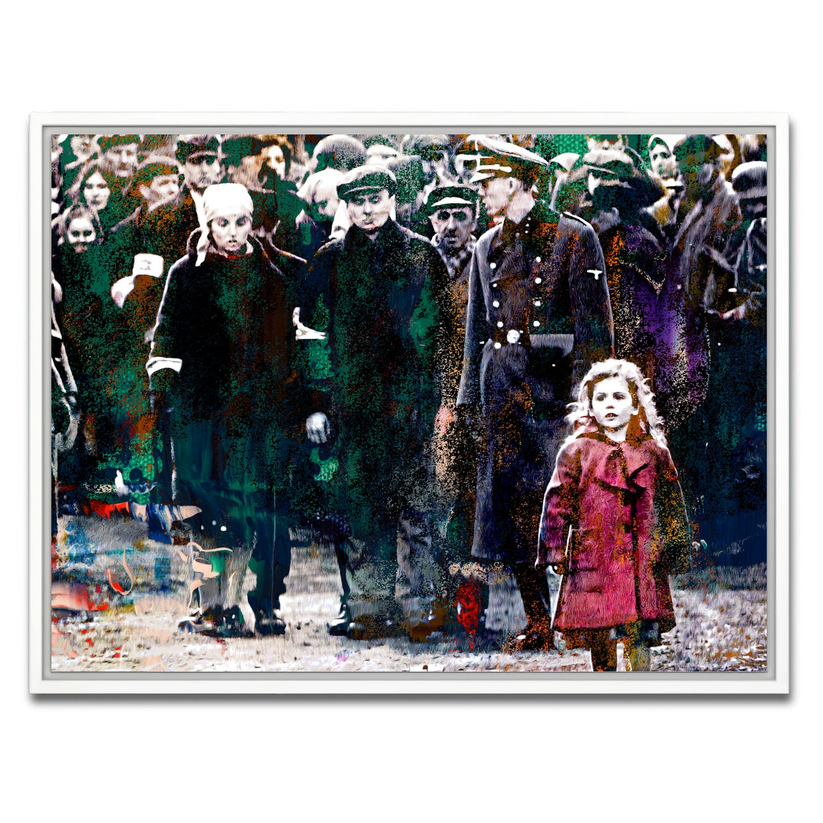 AUTO-MOCKUP WHITE | Schindler's List | 1 Piece | White Framed Canvas | group=4x3