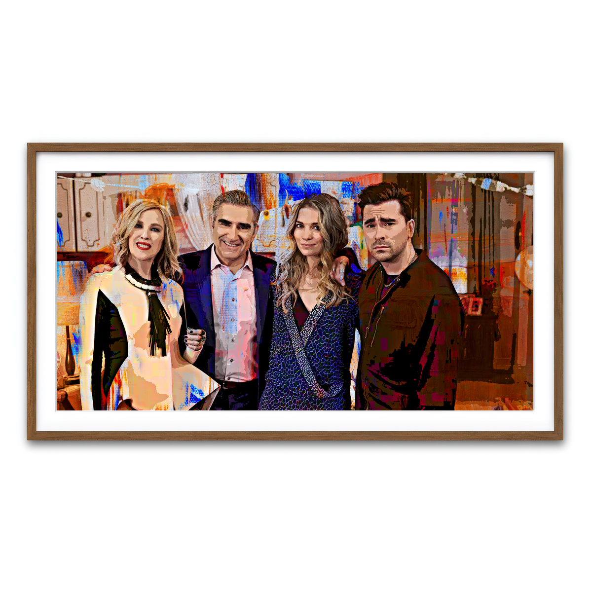 Framed Print 2x1 Walnut