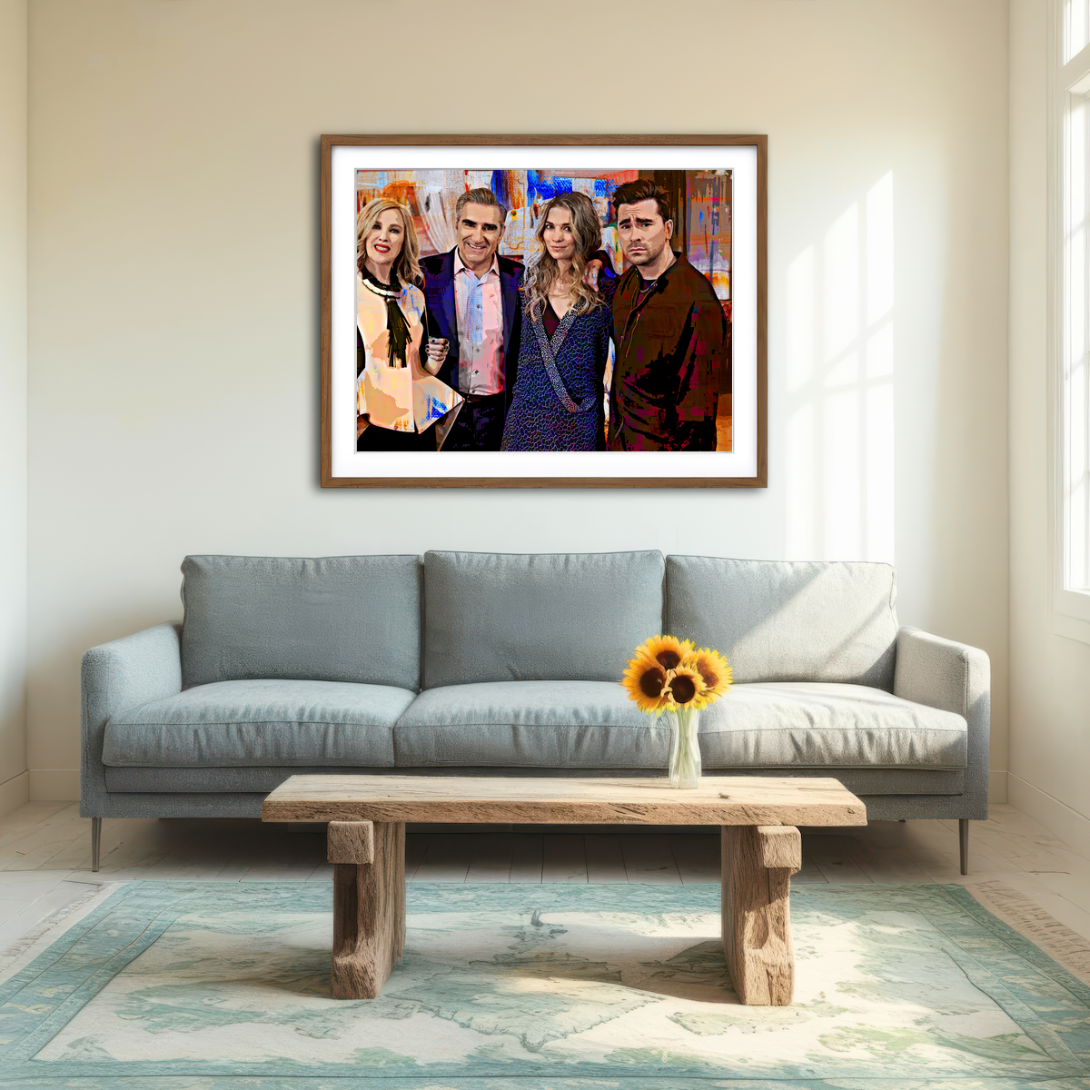 AUTO-MOCKUP ROOM | Schitt's Creek Wall Art