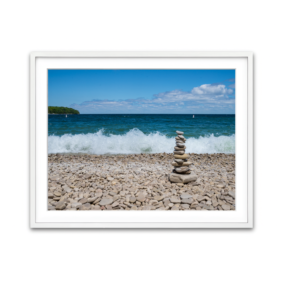 Framed Print 4x3 White