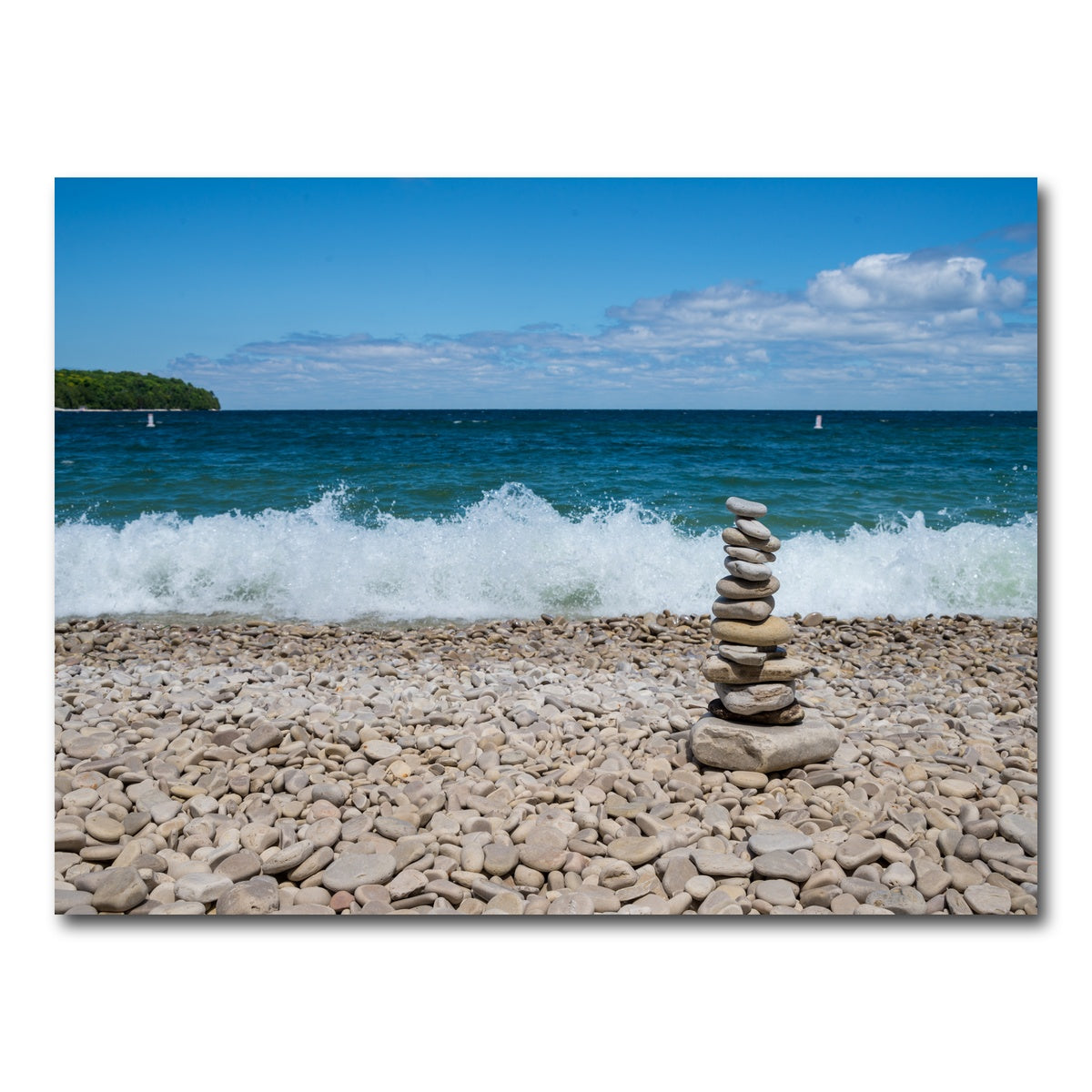 AUTO-MOCKUP WHITE | School House Beach | 1 Piece | Gallery Wrap Canvas | group=4x3