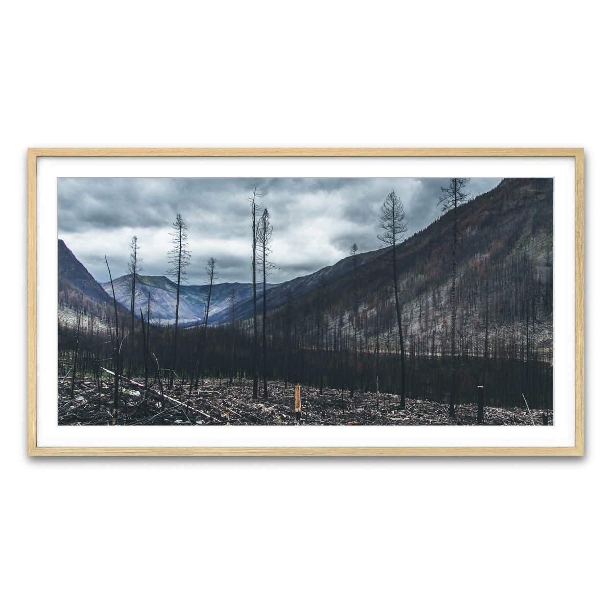Framed Print 2x1 Natural