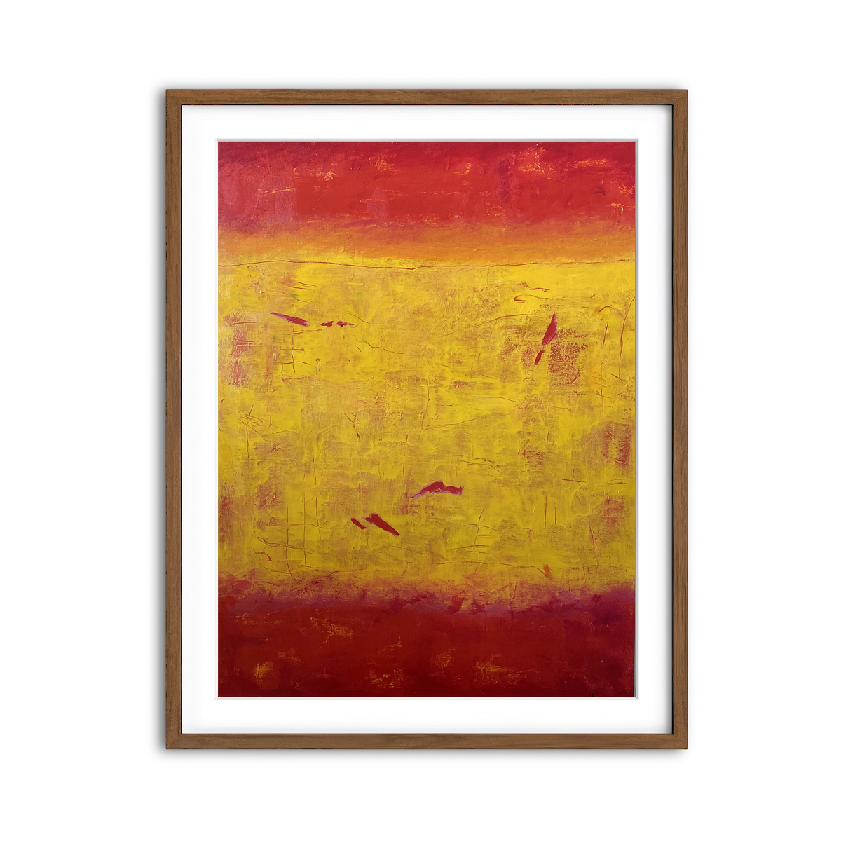 Framed Print 3x4 Walnut