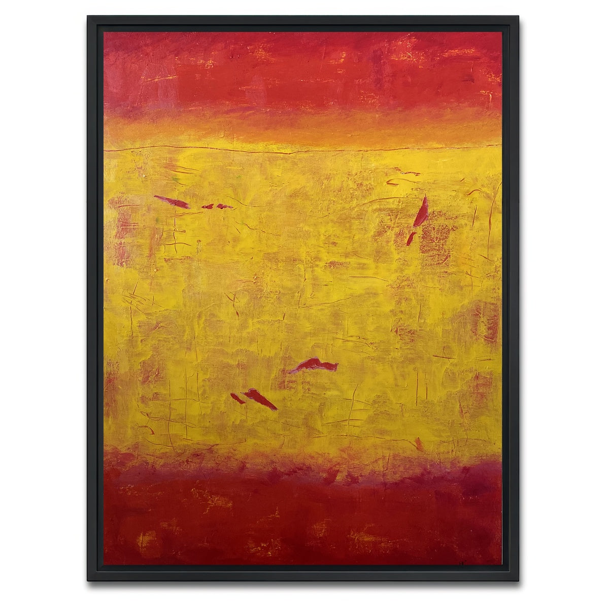 AUTO-MOCKUP WHITE | Scorching Sun | 1 Piece | Black Framed Canvas | group=3x4