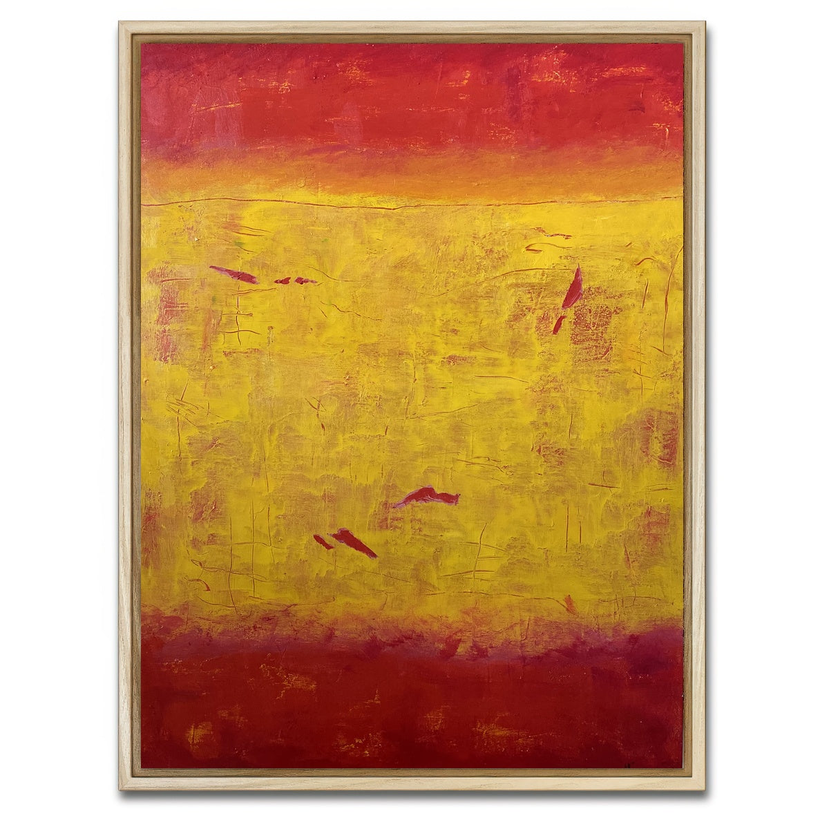 AUTO-MOCKUP WHITE | Scorching Sun | 1 Piece | Natural Framed Canvas | group=3x4