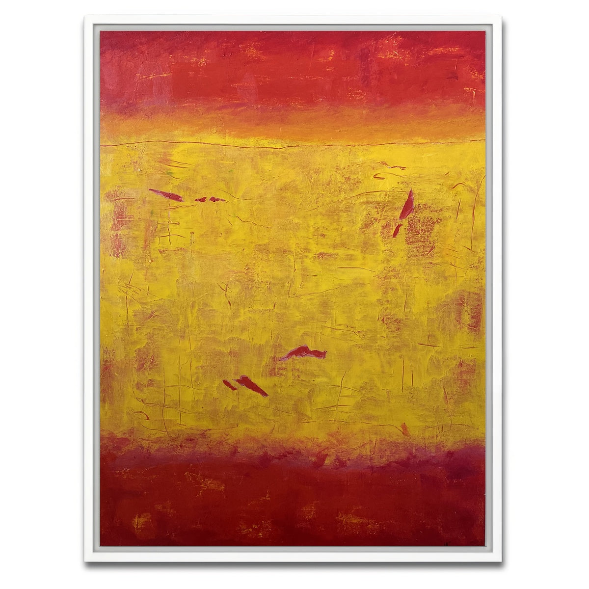 AUTO-MOCKUP WHITE | Scorching Sun | 1 Piece | White Framed Canvas | group=3x4