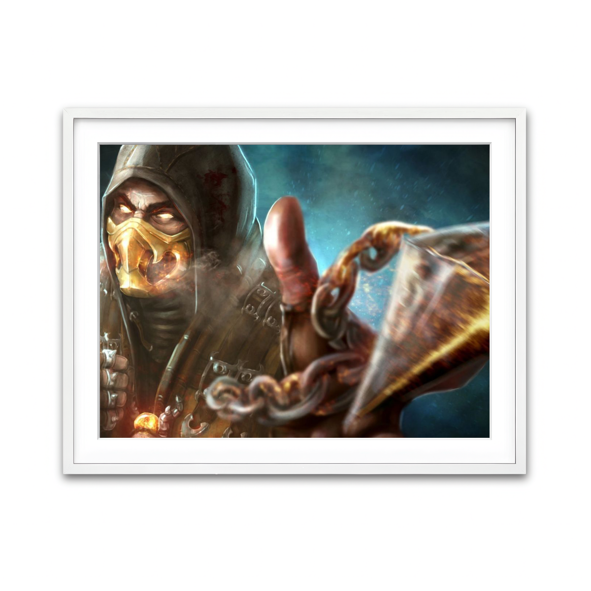 Framed Print 4x3 White