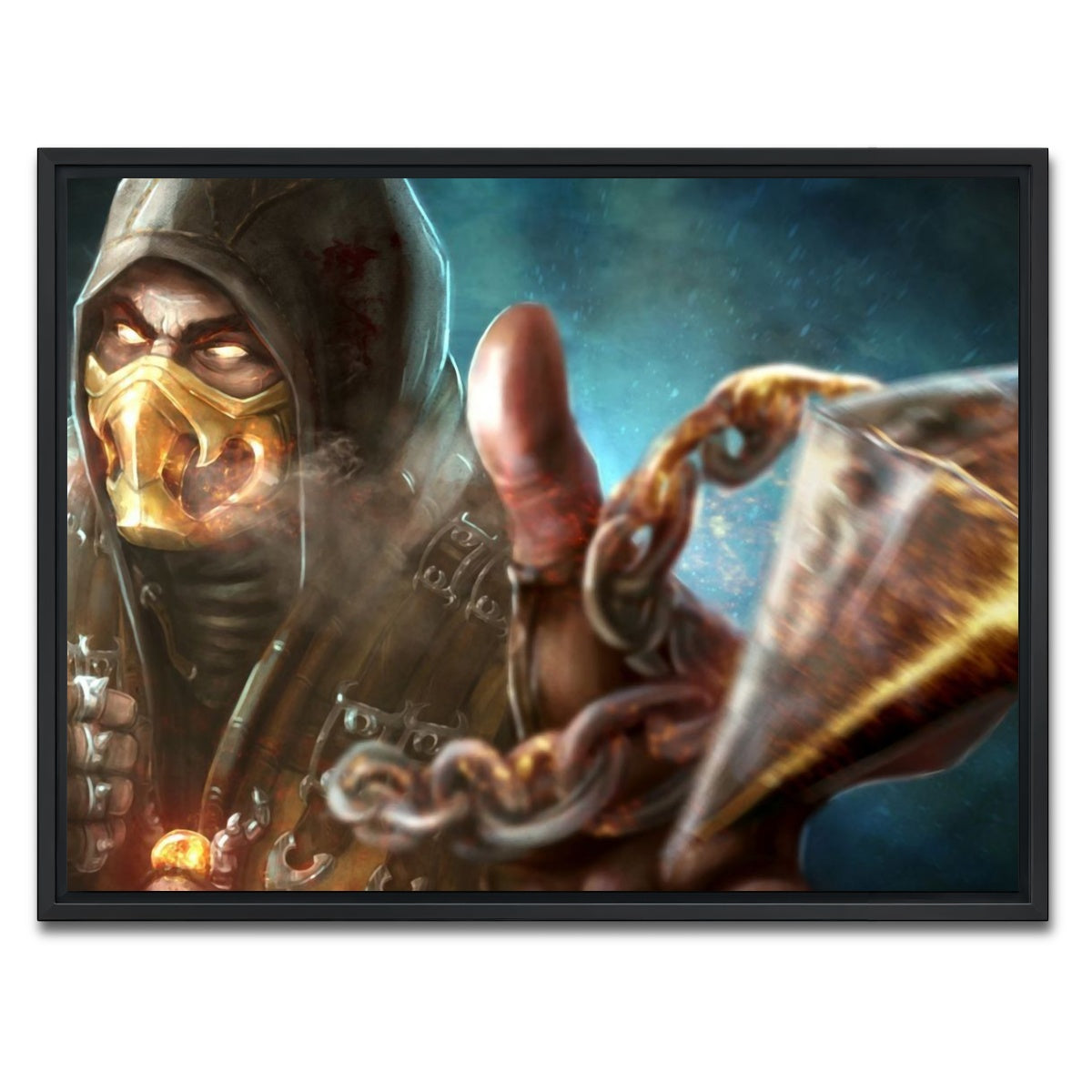 AUTO-MOCKUP WHITE | Scorpion | 1 Piece | Black Framed Canvas | group=4x3