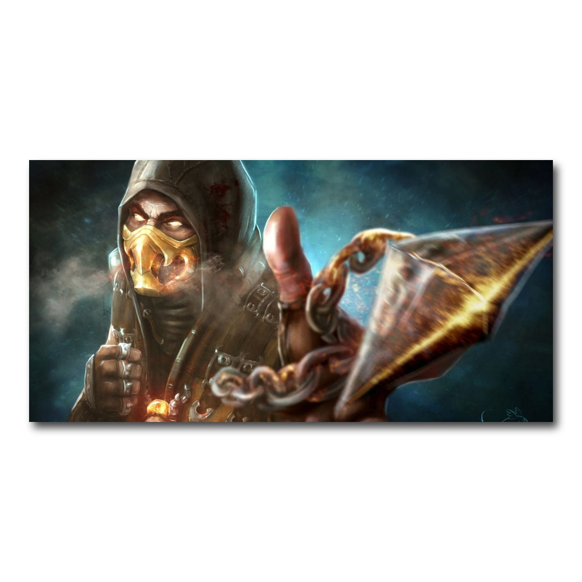 AUTO-MOCKUP WHITE | Scorpion | 1 Piece | Gallery Wrap Canvas | group=2x1