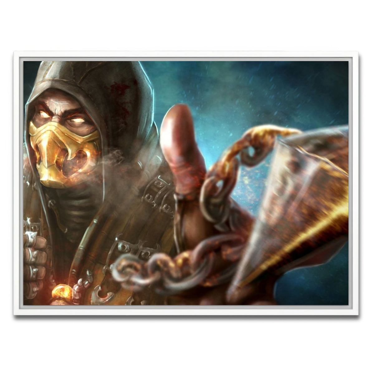 AUTO-MOCKUP WHITE | Scorpion | 1 Piece | White Framed Canvas | group=4x3