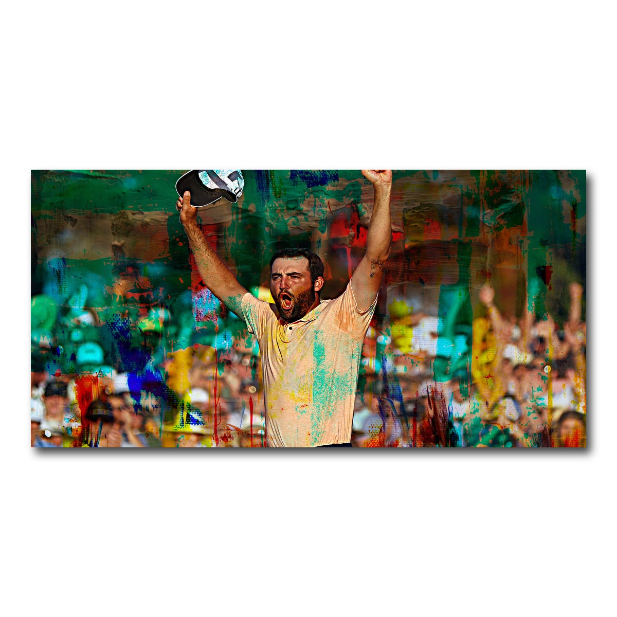 AUTO-MOCKUP WHITE | Scottie Scheffler | 1 Piece | Gallery Wrap Canvas | group=2x1