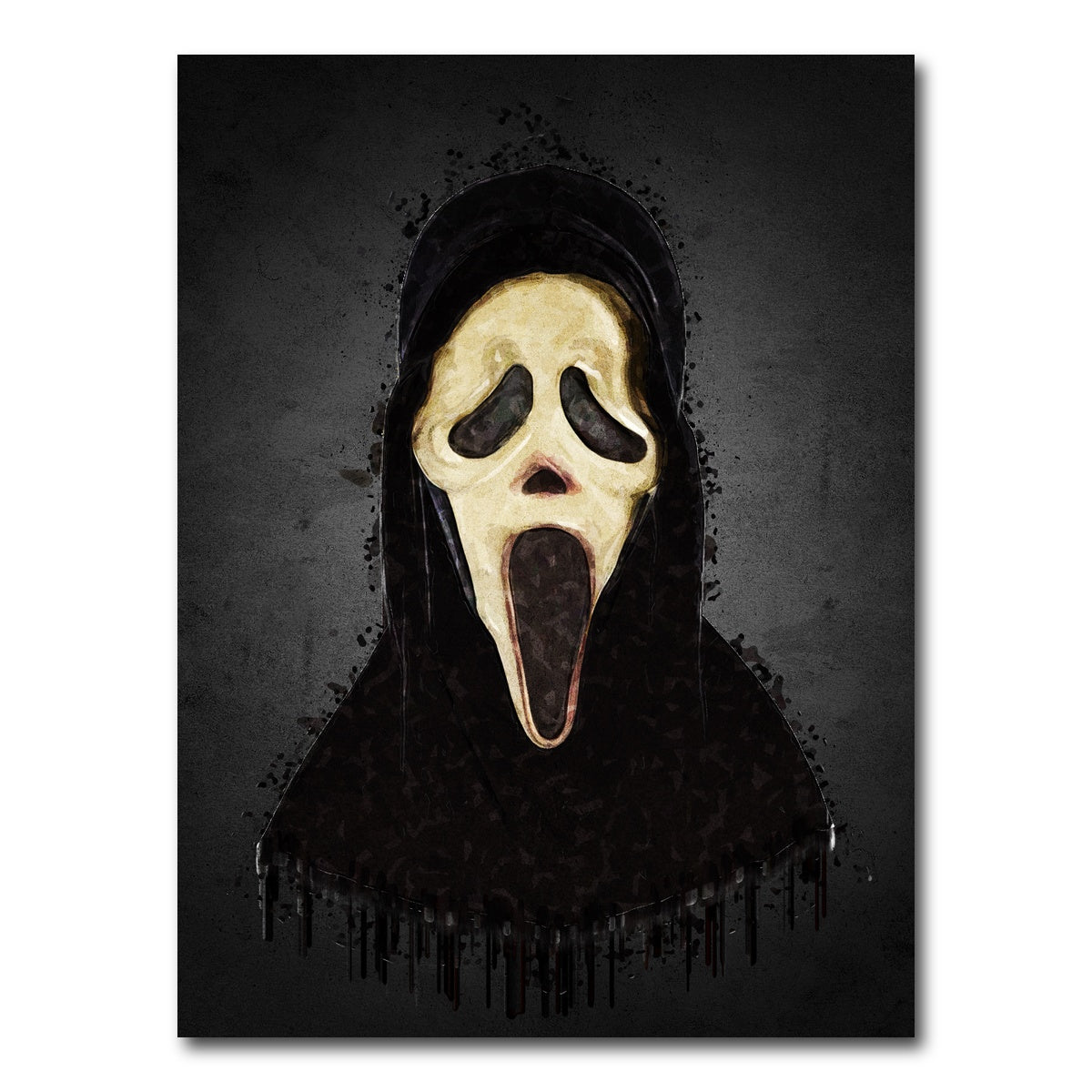 AUTO-MOCKUP WHITE | Scream Portrait | 1 Piece | Gallery Wrap Canvas | group=3x4