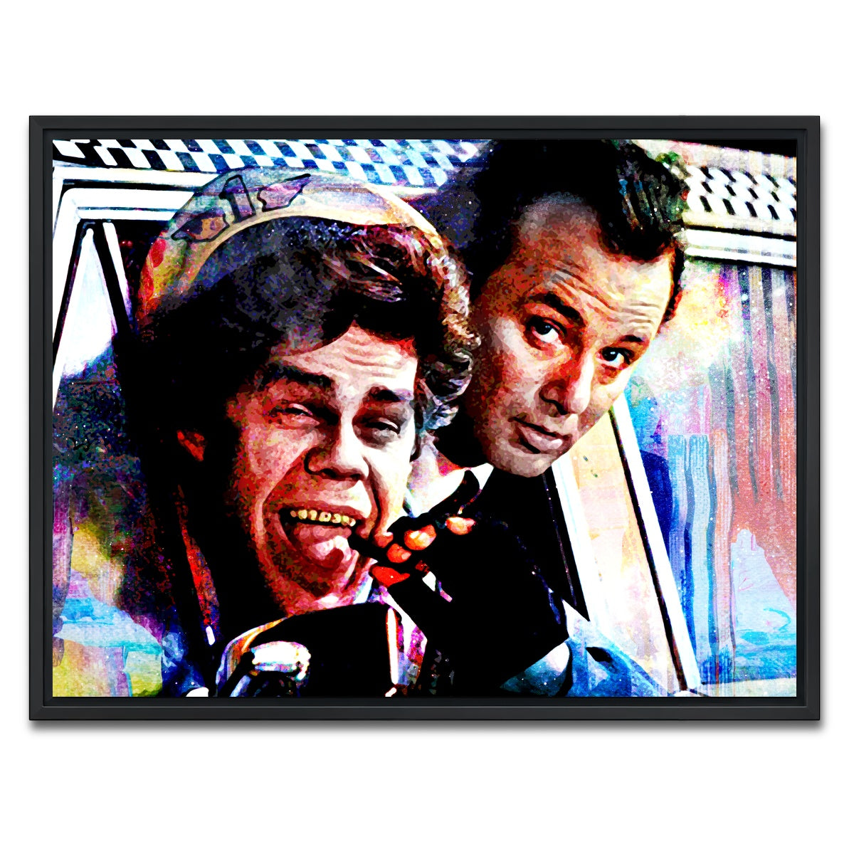 AUTO-MOCKUP WHITE | Scrooged Cabbie | 1 Piece | Black Framed Canvas | group=4x3