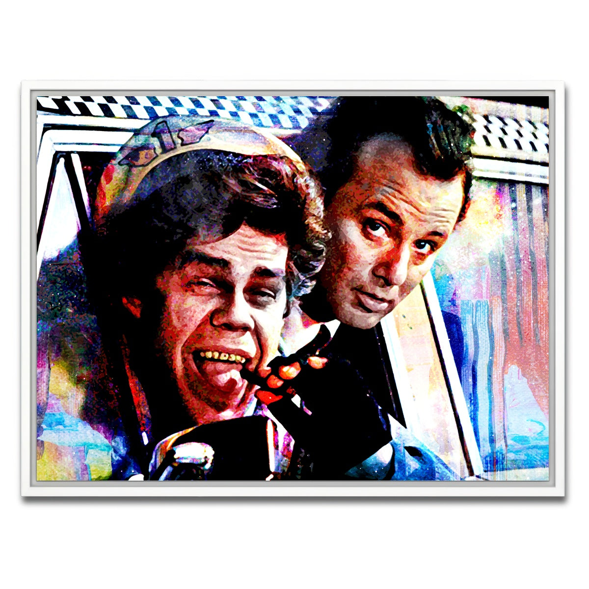 AUTO-MOCKUP WHITE | Scrooged Cabbie | 1 Piece | White Framed Canvas | group=4x3