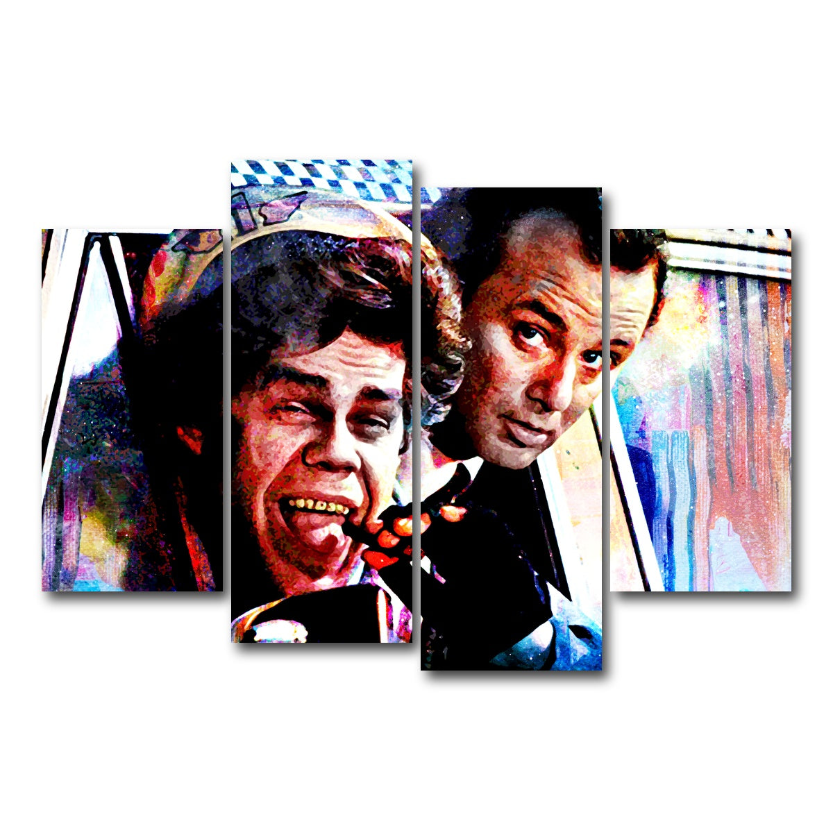 AUTO-MOCKUP WHITE | Scrooged Cabbie | 4 Piece | Gallery Wrap Canvas | group=4_short